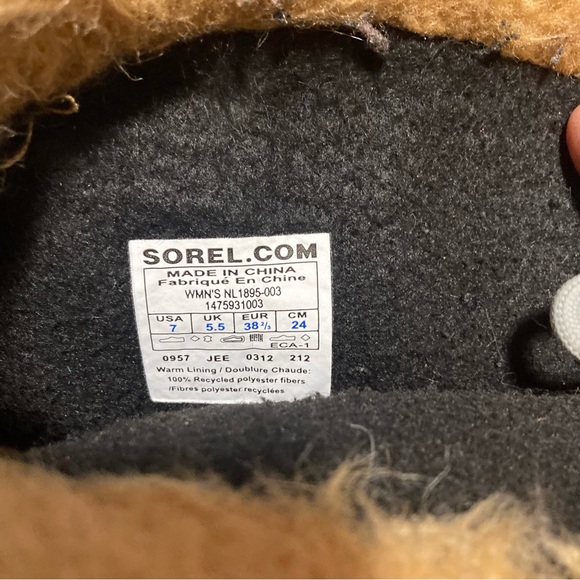 Sorel Cate Of Alexandria Leather Weave Fur Lined Winter Boot - Picture 4 of 12